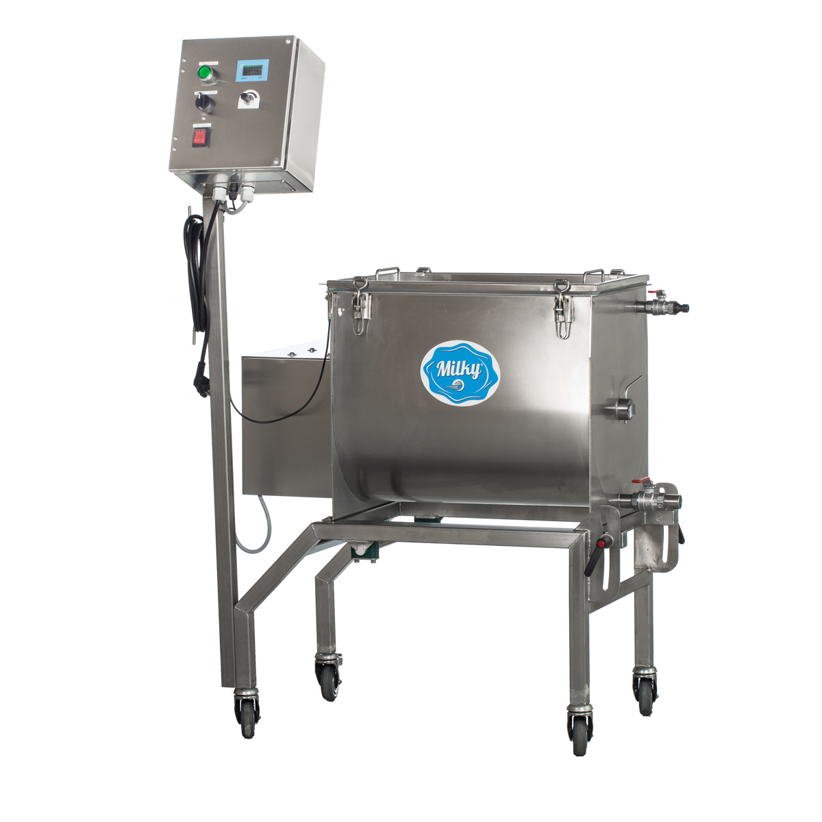 butter churn Milky FJ 55 C with a tilting mechanism