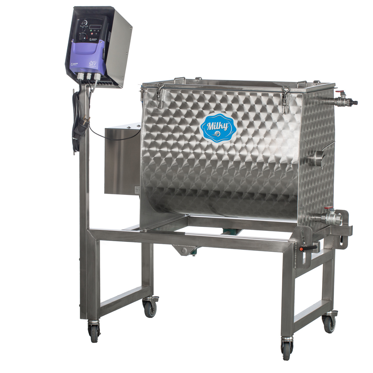 Milky FJ 100 C with a tilting mechanism butter churn