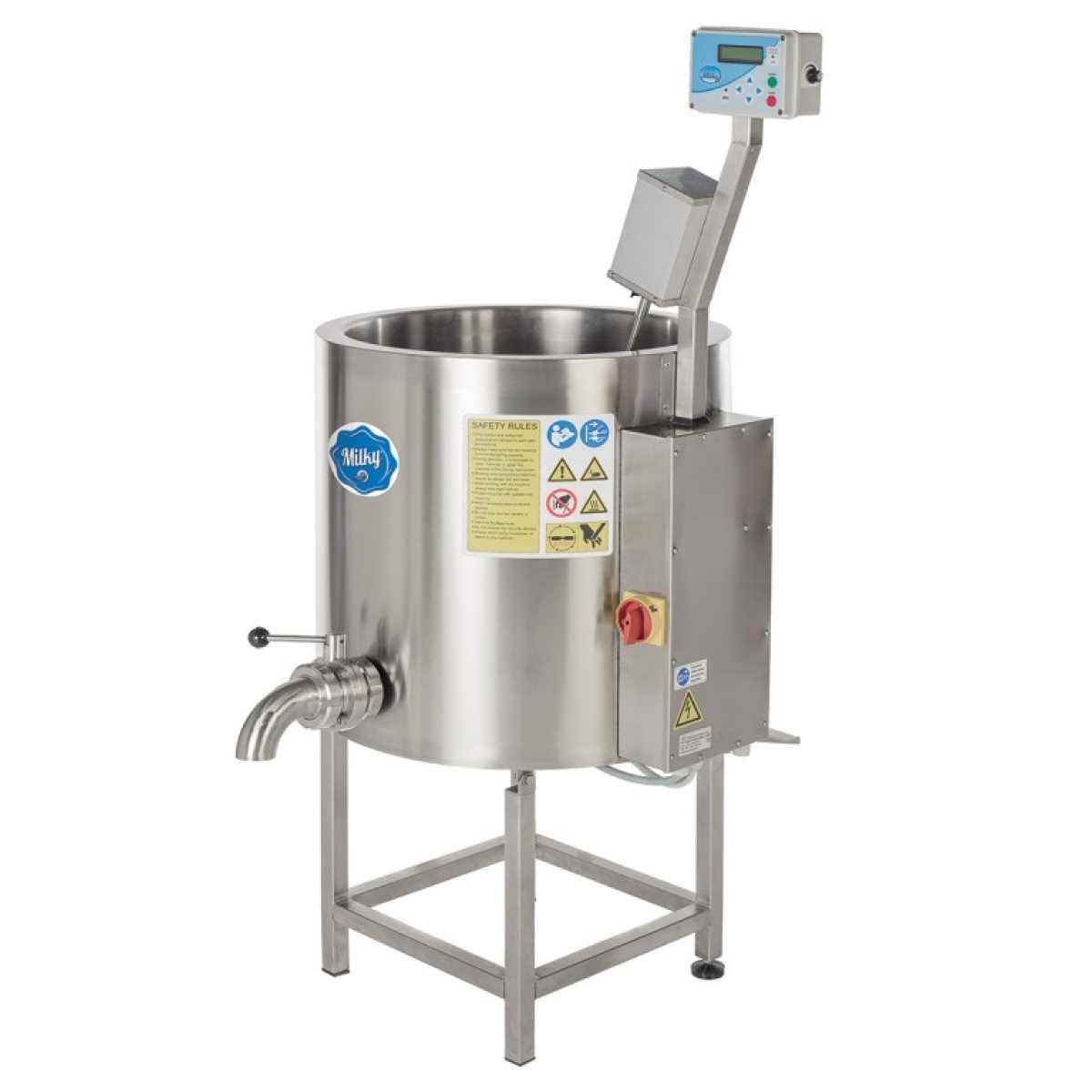 Milk Pasteurizer, Cheese and Yogurt Kettle Milky FJ 100 PF (400V) - Image 2