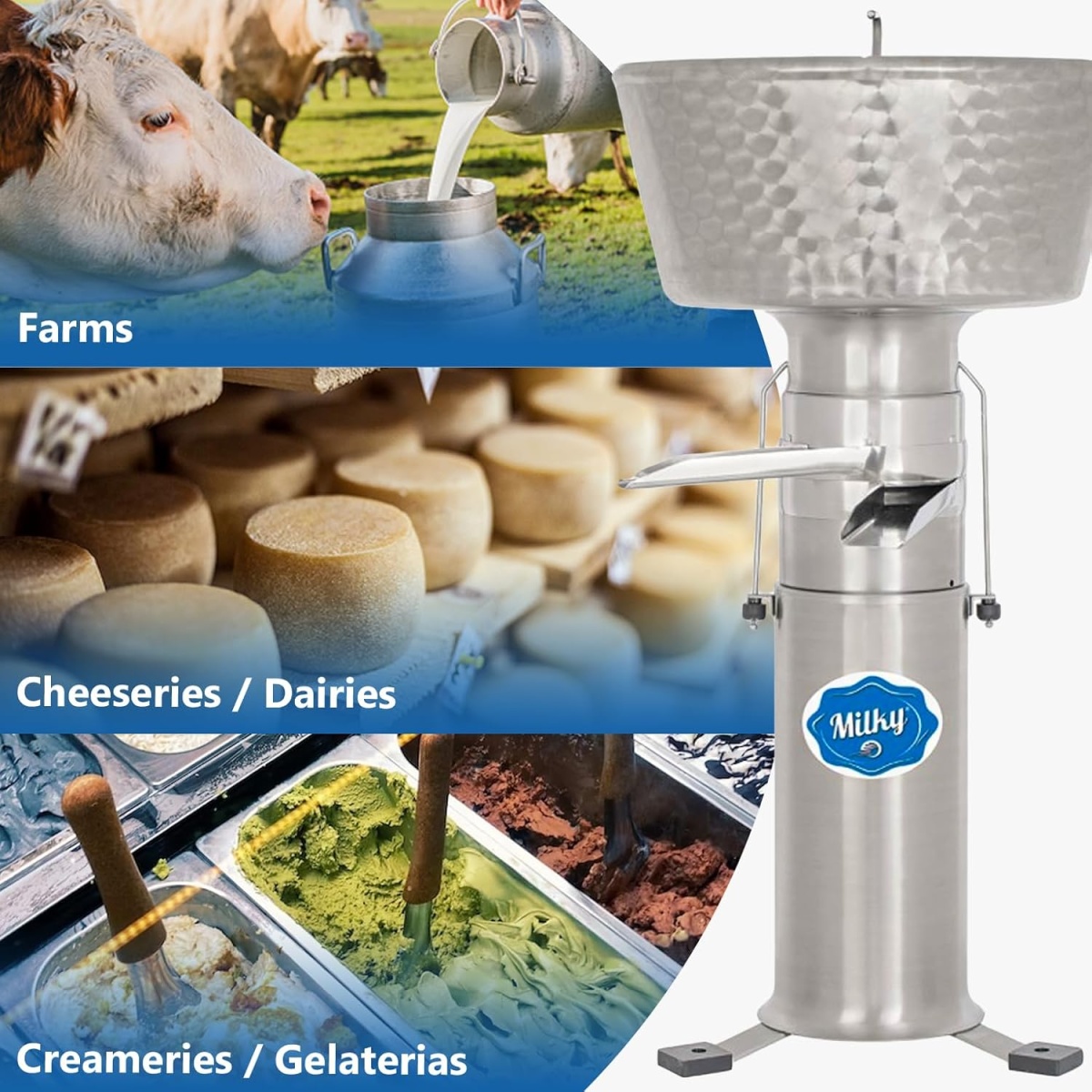 Electric Cream Separator Milky FJ 600 EAR "Longlife" - Image 10