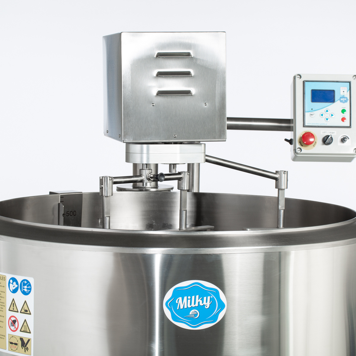 Milk Pasteurizer, Cheese, and Yogurt Kettle Milky FJ 500 CT (closed type, 400V) - Image 21