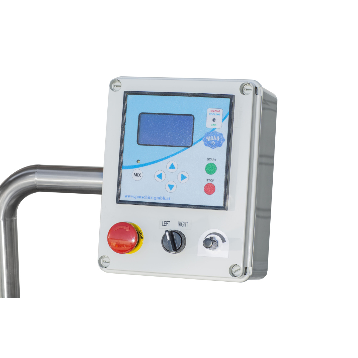 Milk Pasteurizer, Cheese, and Yogurt Kettle Milky FJ 300 CT (closed type, 400V) - Image 10