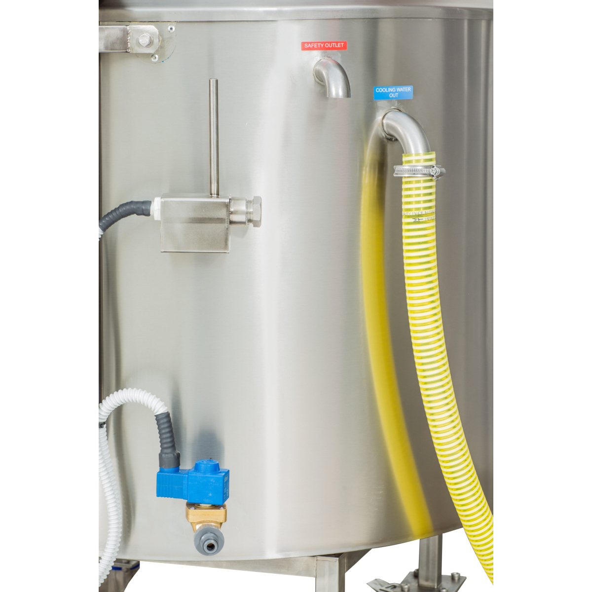 Milk Pasteurizer, Cheese, and Yogurt Kettle Milky FJ 200 OTF (open system, 400V) - Image 5