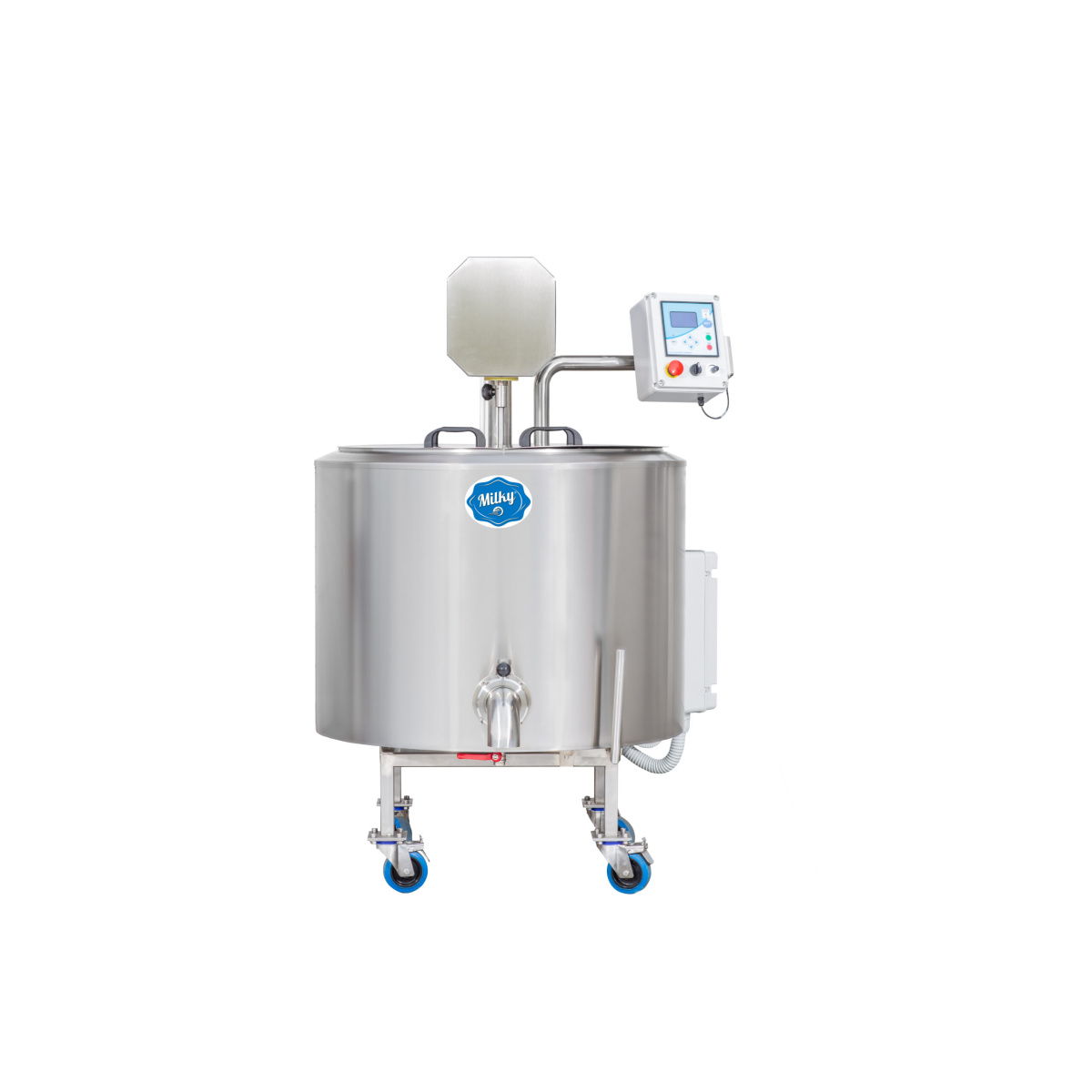 Milk Pasteurizer, Cheese, and Yogurt Kettle Milky FJ 200 OTF (open system, 400V) - Image 2